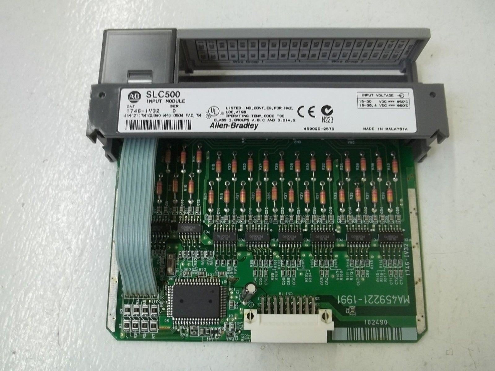 ALLEN BRADLEY SLC 500 1746-IV32 SER. D INPUT MODULE *USED*