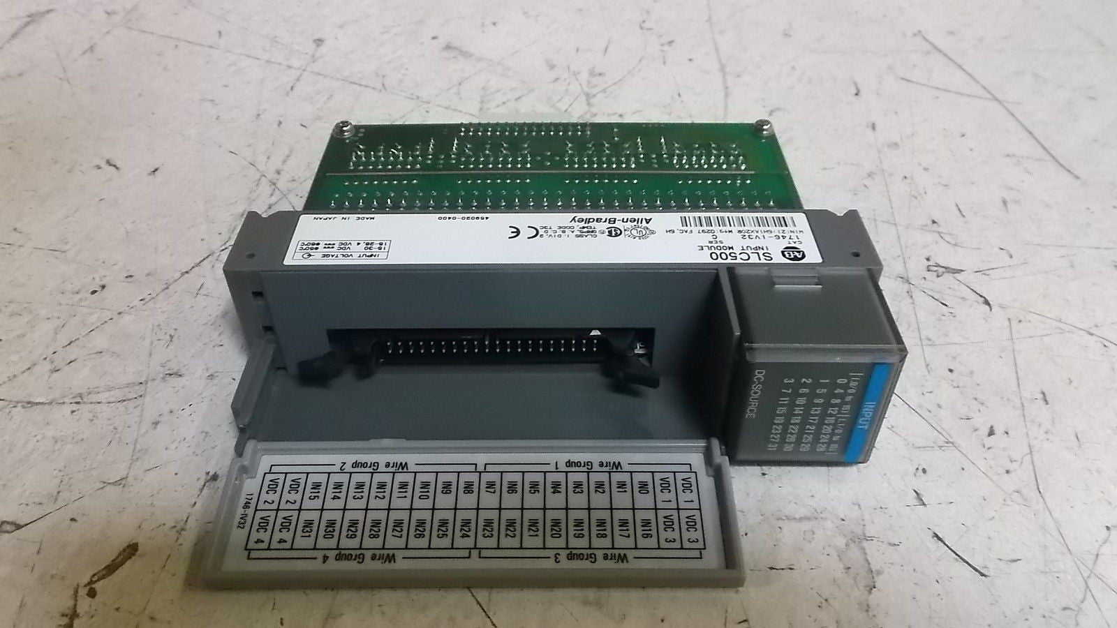 ALLEN BRADLEY SLC 500 1746-IV32 SER. C INPUT MODULE *USED*
