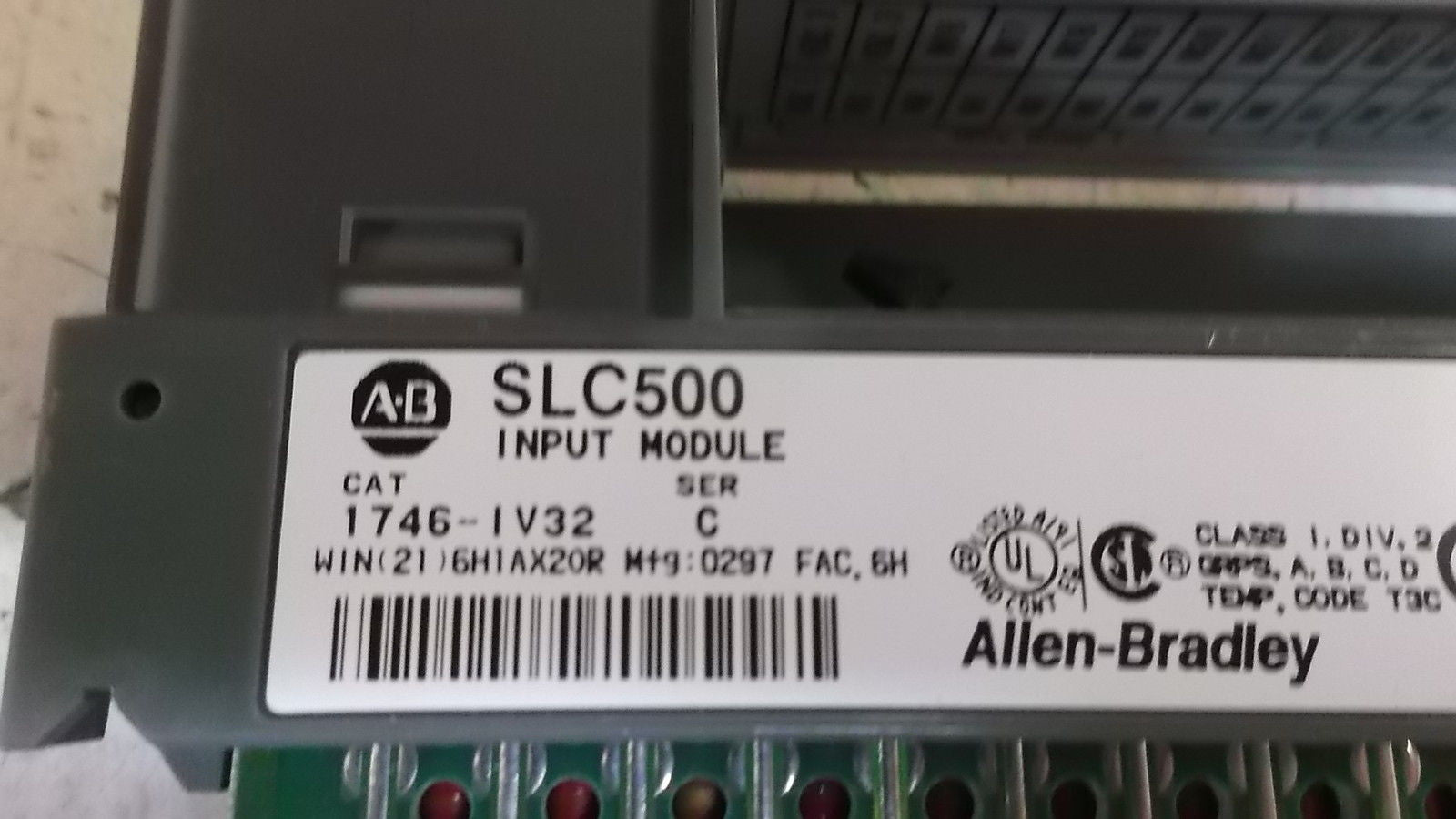 ALLEN BRADLEY SLC 500 1746-IV32 SER. C INPUT MODULE *USED*
