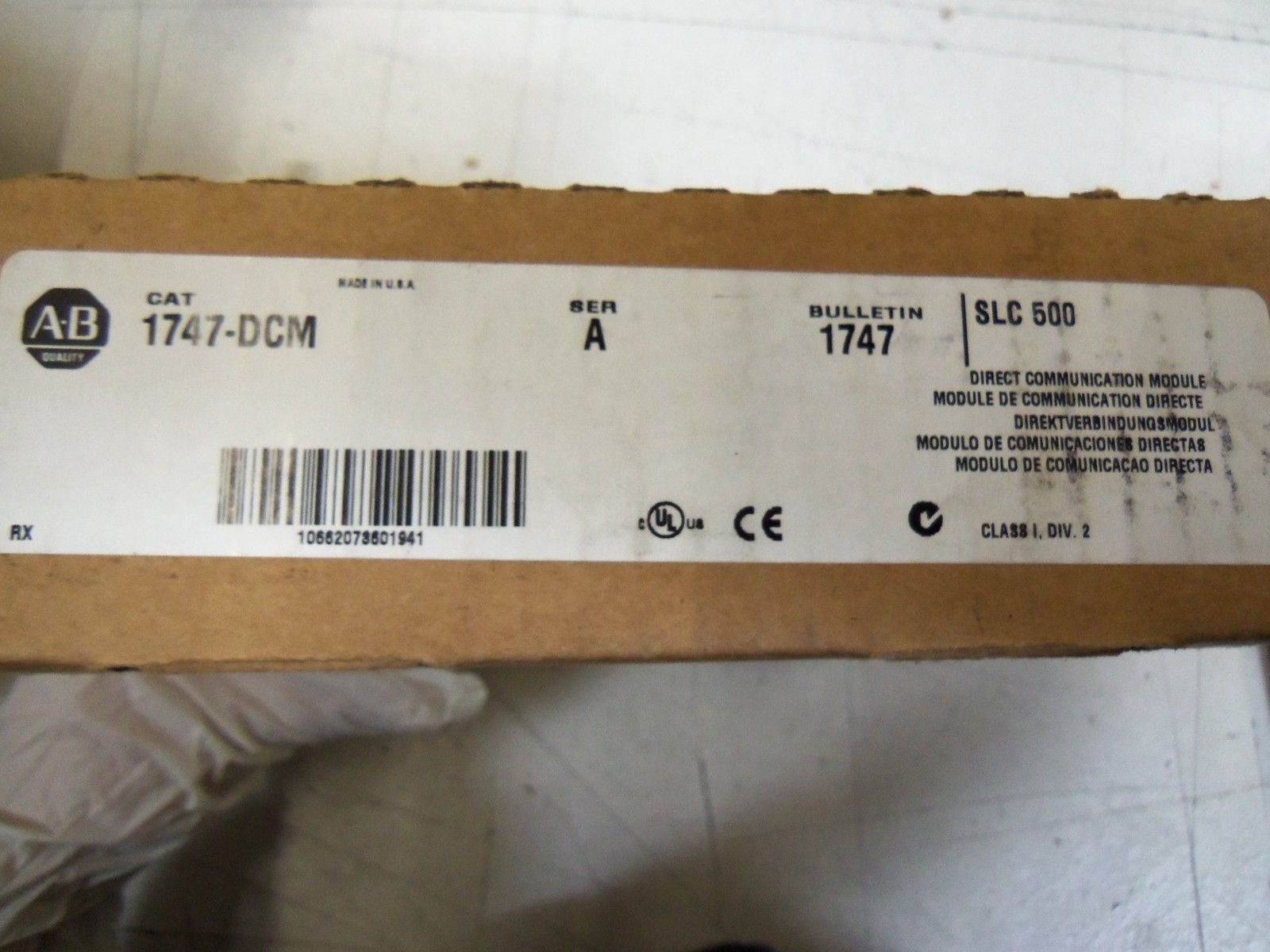 ALLEN BRADLEY 1747-DCM SERIES A DIRECT COMMUNICATION MODULE *NEW IN BOX*