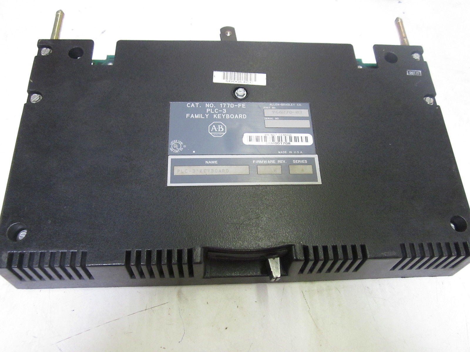 ALLEN BRADLEY 1770-FE PLC-3 FAMILY KEY BOARD 966270-02 *USED*