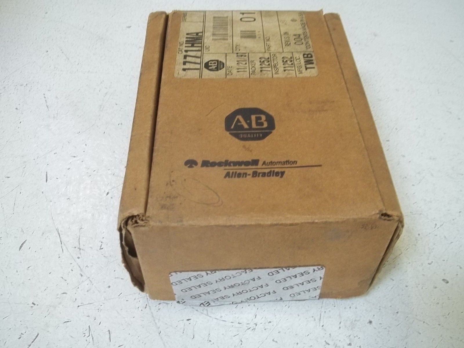 ALLEN BRADLEY 1771-HMA 96K CMOS MEMORY CARD *NEW IN BOX*