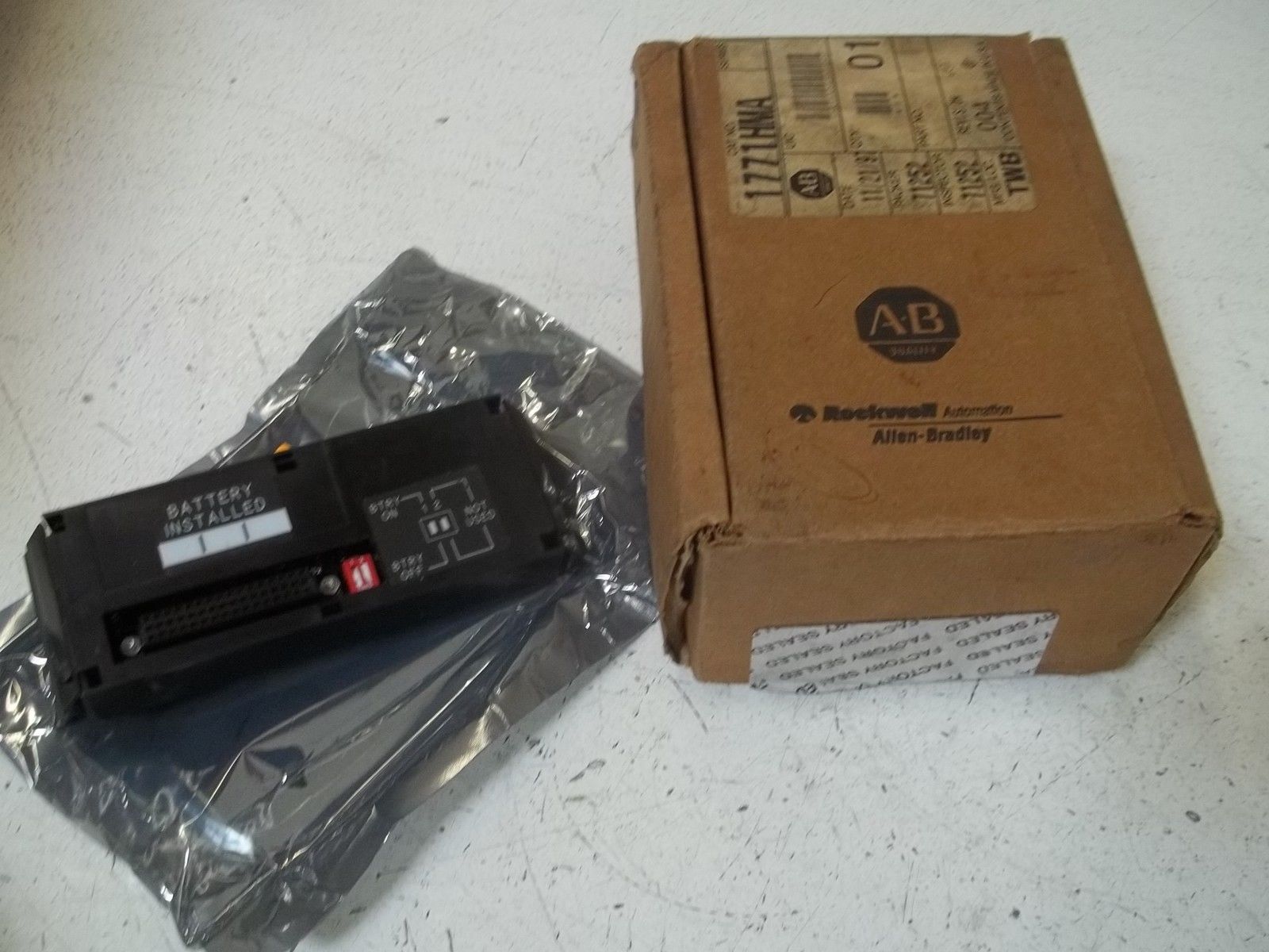 ALLEN BRADLEY 1771-HMA 96K CMOS MEMORY CARD *NEW IN BOX*