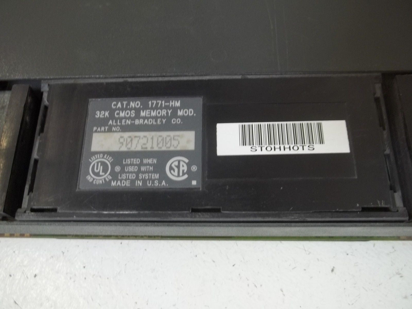 ALLEN BRADLEY 1771-HSN SER. B F/W 1.02 SERVO CONTROLLER *USED*