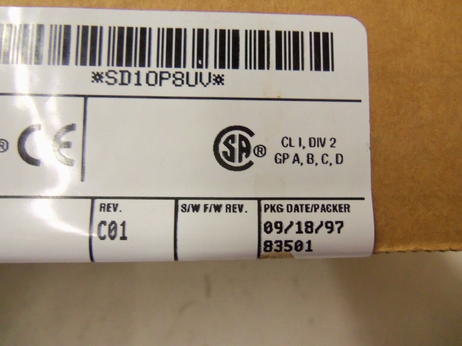 ALLEN BRADLEY 1771-IBD SER. B DATE: 1997 *FACTORY SEALED*
