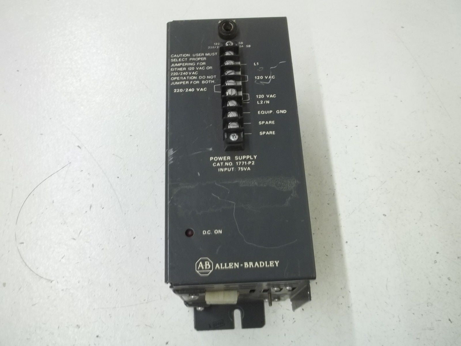ALLEN BRADLEY 1771-P2 SER. B POWER SUPPLY MODULE *USED*