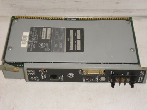 ALLEN BRADLEY 1772-LSP SER. A F/W 5 PROCESSOR WITH POWER SUPPLY *USED*