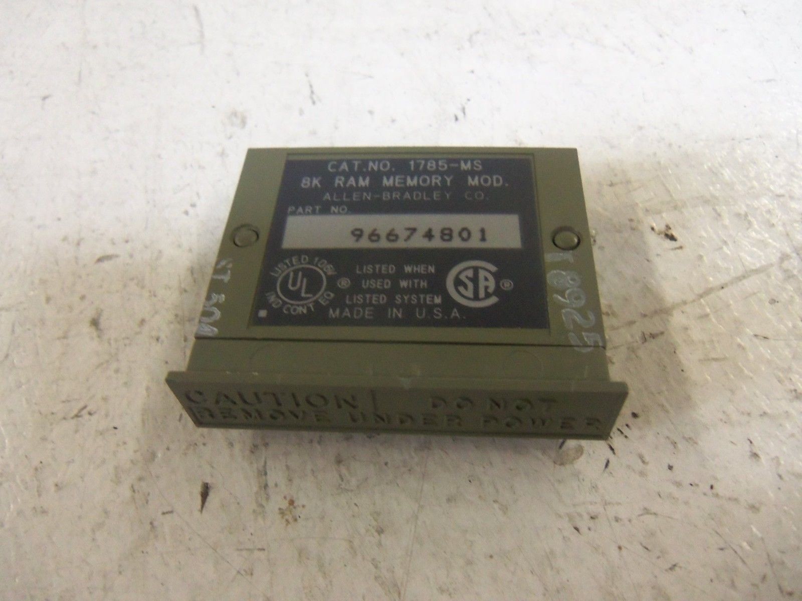 ALLEN BRADLEY 1785-MS MEMORY CARD *USED*