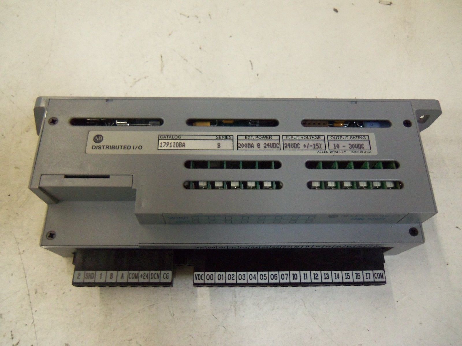 ALLEN BRADLEY 1791-IOBA SER. B DISTRIBUTED I/O MODULE *NEW IN BOX*