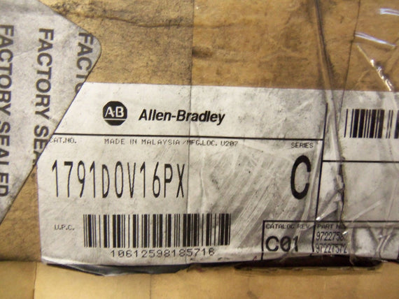 ALLEN BRADLEY 1791D-0V16PX SERIES C *NEW IN BOX*