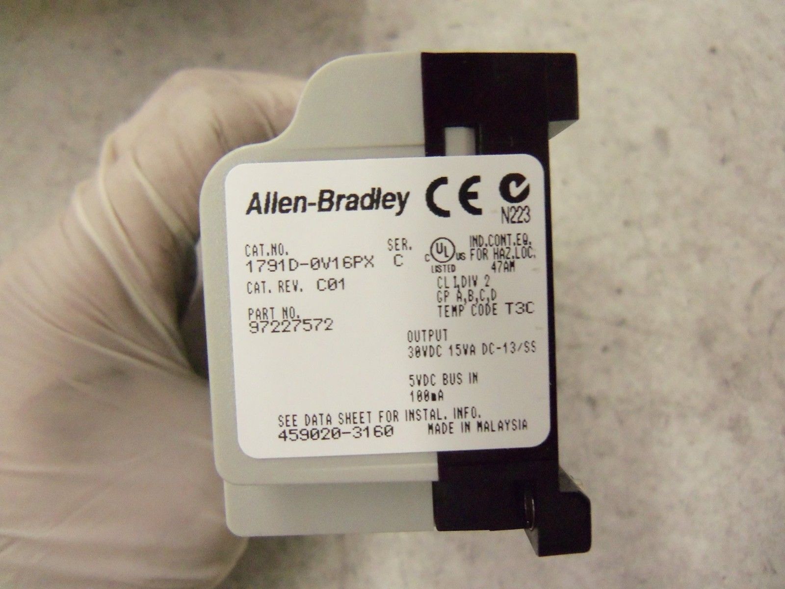 ALLEN BRADLEY 1791D-0V16PX SERIES C *NEW IN BOX*