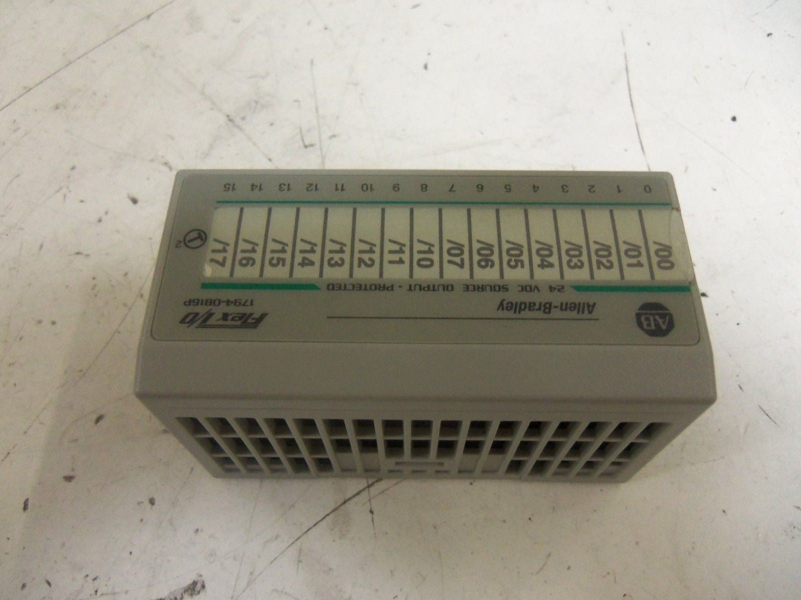 ALLEN BRADLEY FLEX I/O 1794-OB16P SER. A OUTPUT MODULE *USED*