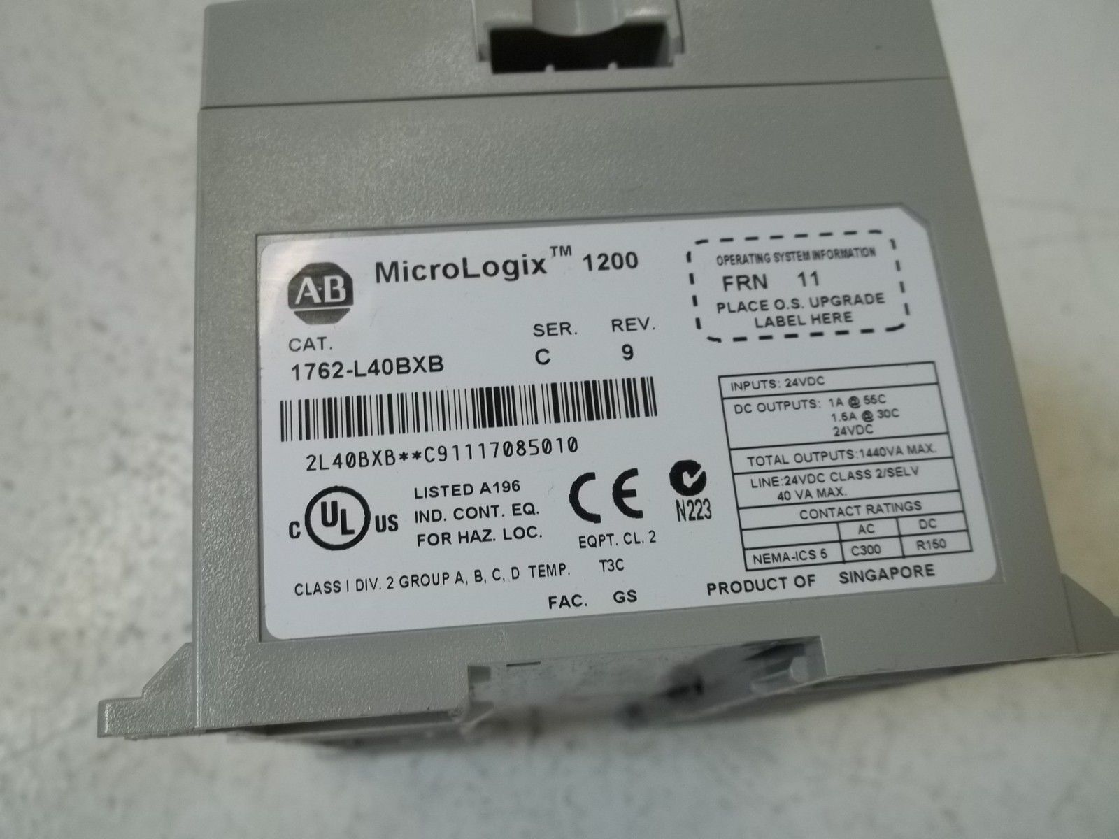 ALLEN BRADLEY 1796-L40BXB SER.C *NEW IN BOX*