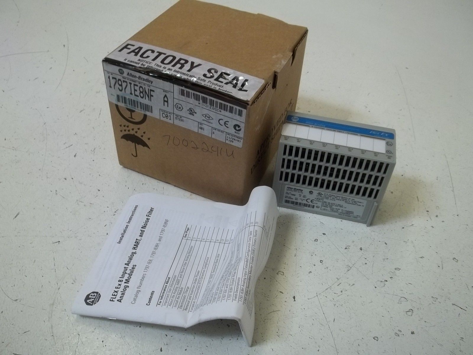 ALLEN BRADLEY 1797-IE8NF SER. A 8-CHANNEL ANALOG INPUT/FILTERED *NEW IN BOX*