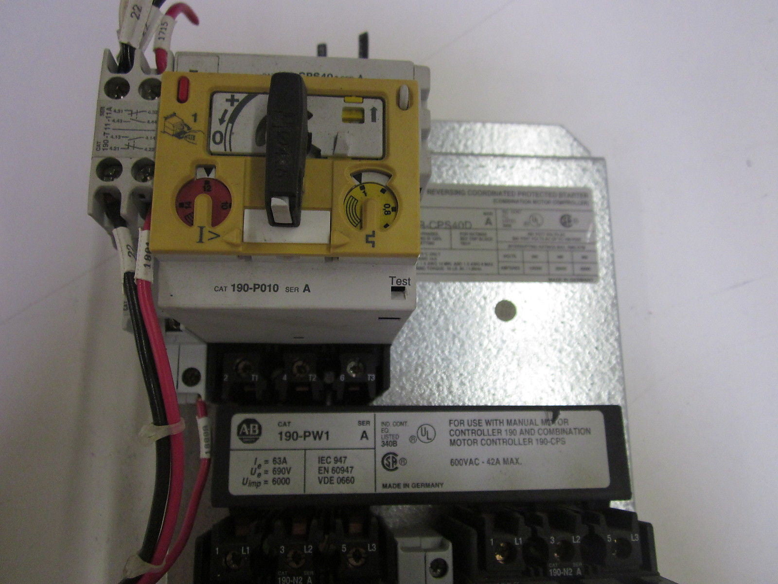 ALLEN BRADLEY 190R-CPS40D SER.A *NEW NO BOX*