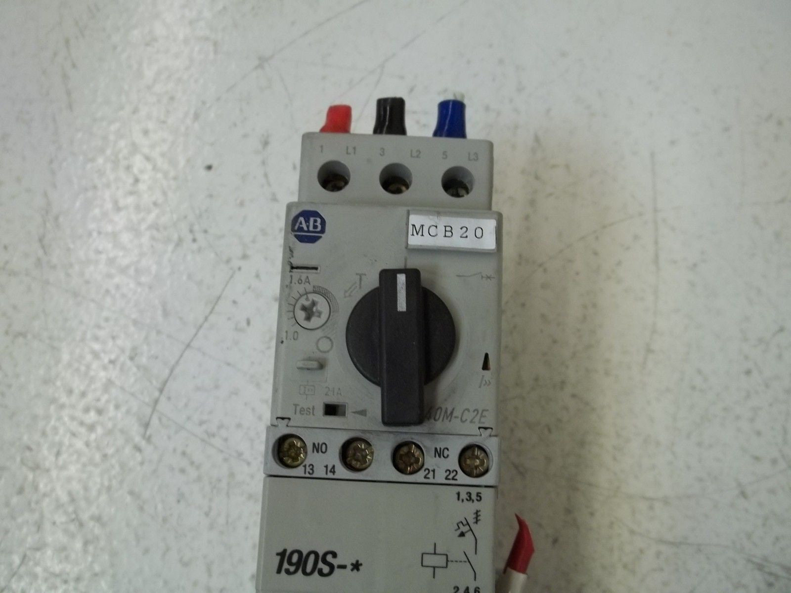 ALLEN BRADLEY 190S-AND2-CB16C SER.A *USED*