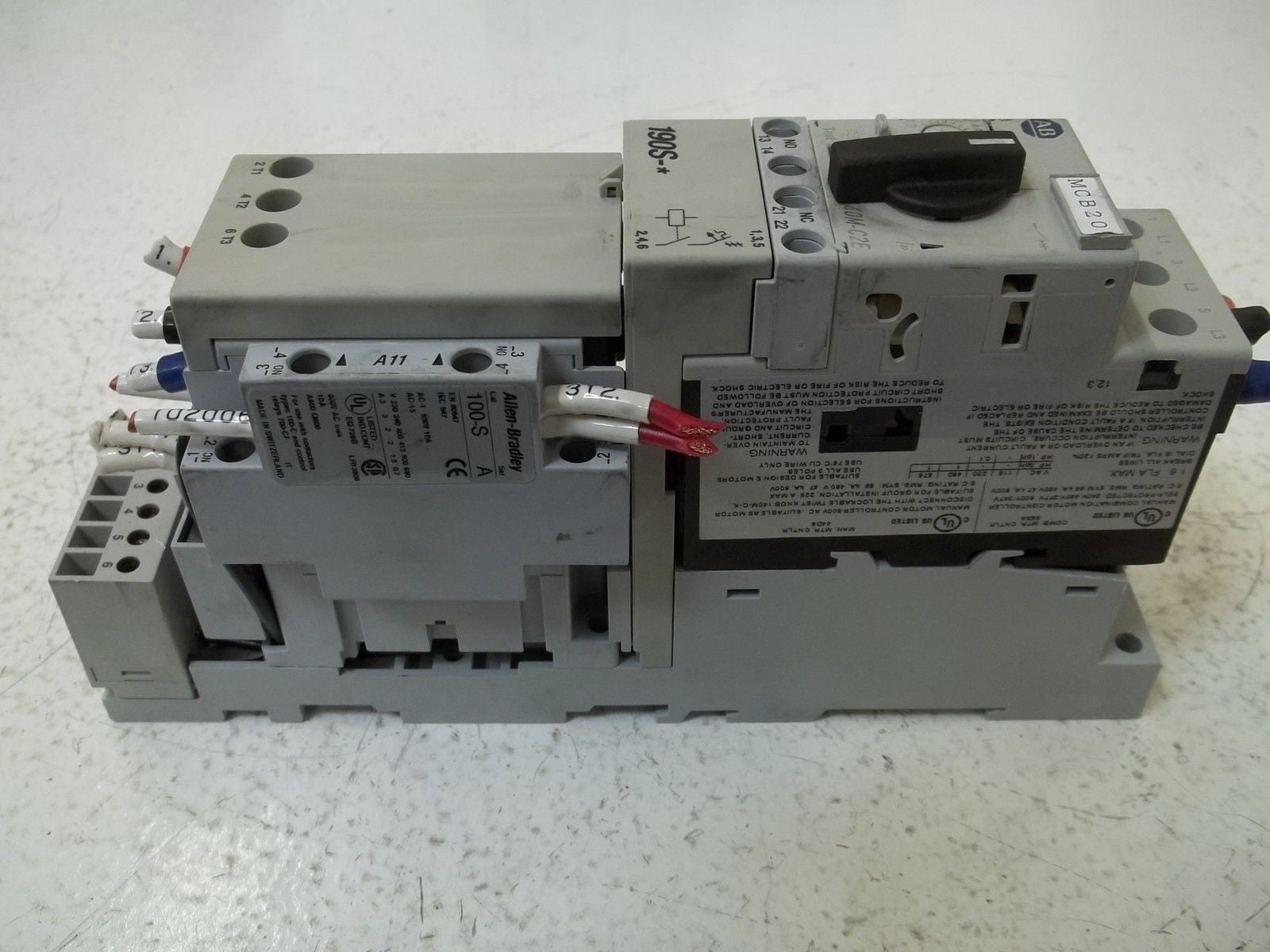 ALLEN BRADLEY 190S-AND2-CB16C SER.A *USED*