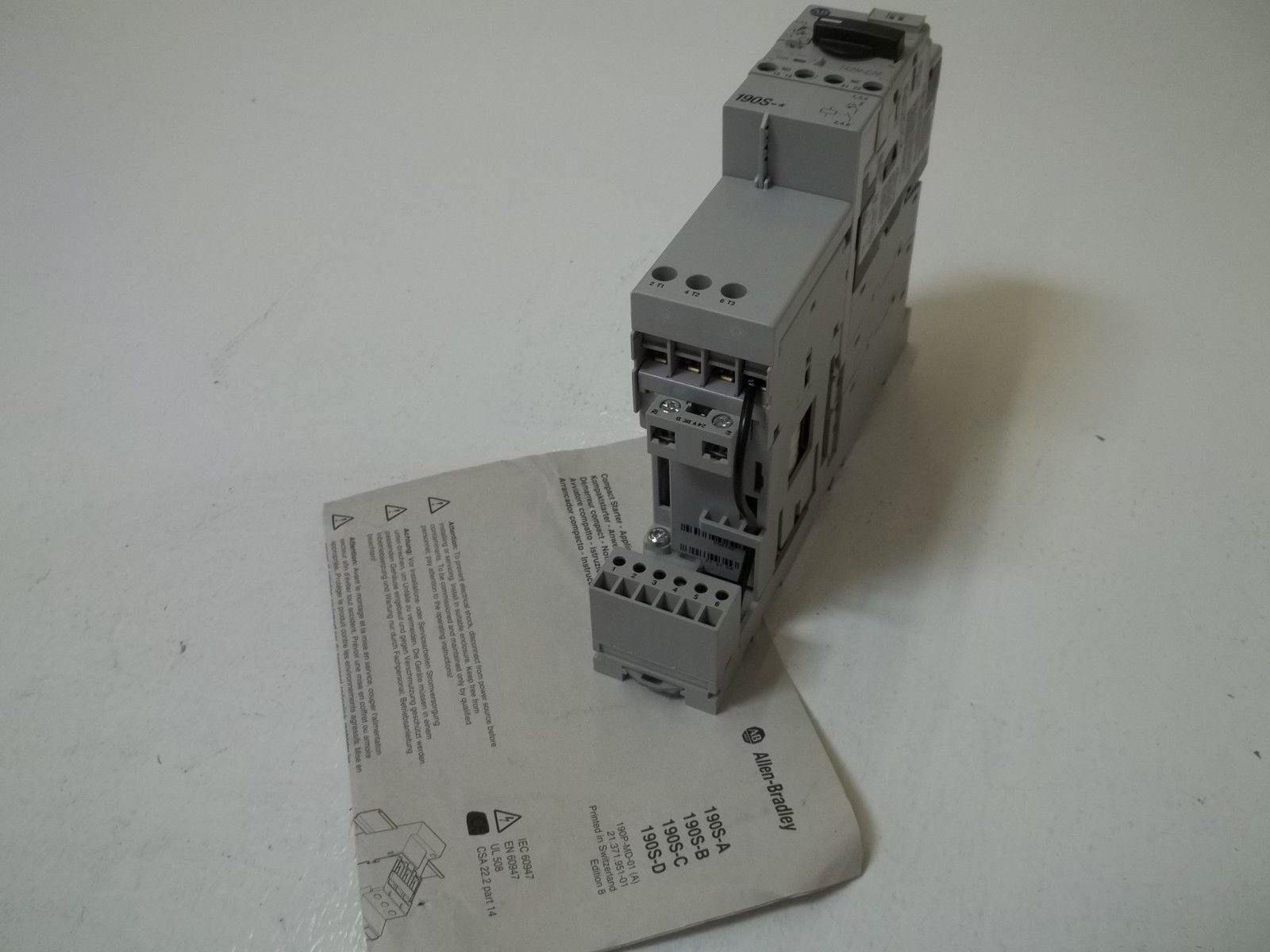 ALLEN BRADLEY 190S-ANDJ2-CB63C SER.B *NEW NO BOX*