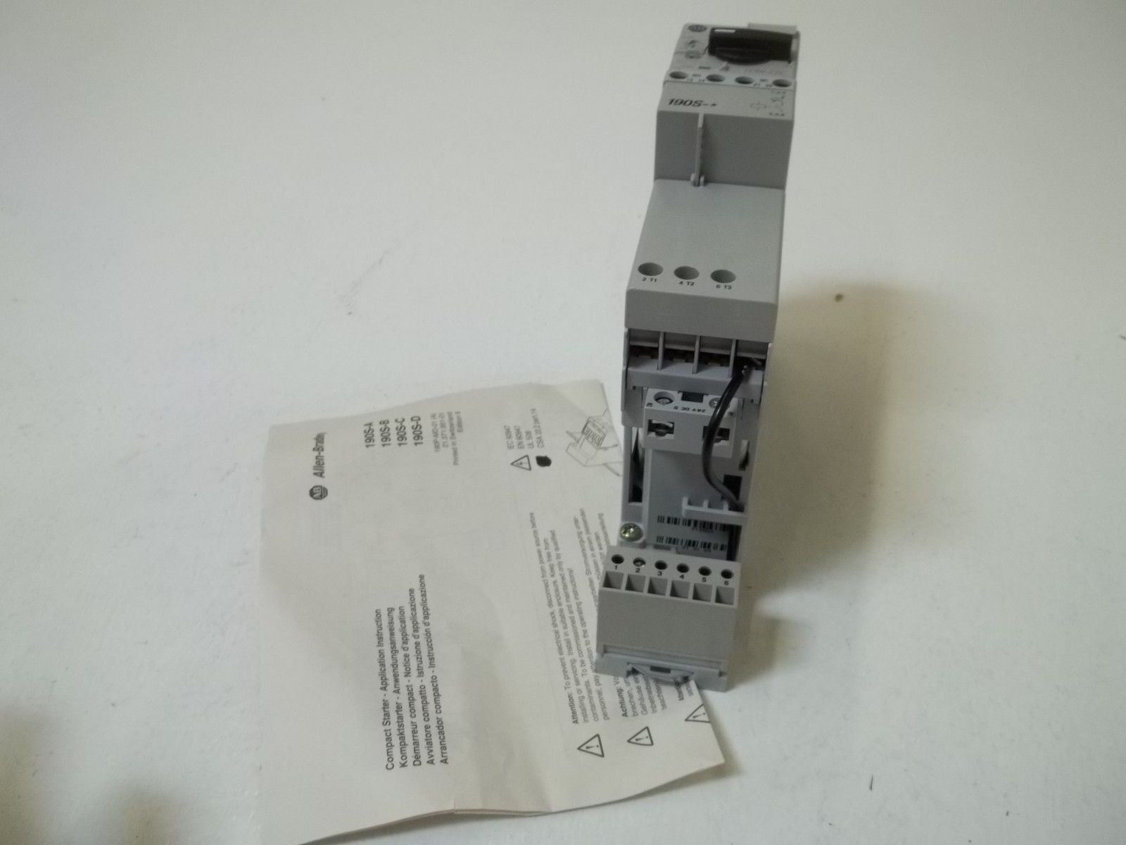 ALLEN BRADLEY 190S-ANDJ2-CB63C SER.B *NEW NO BOX*