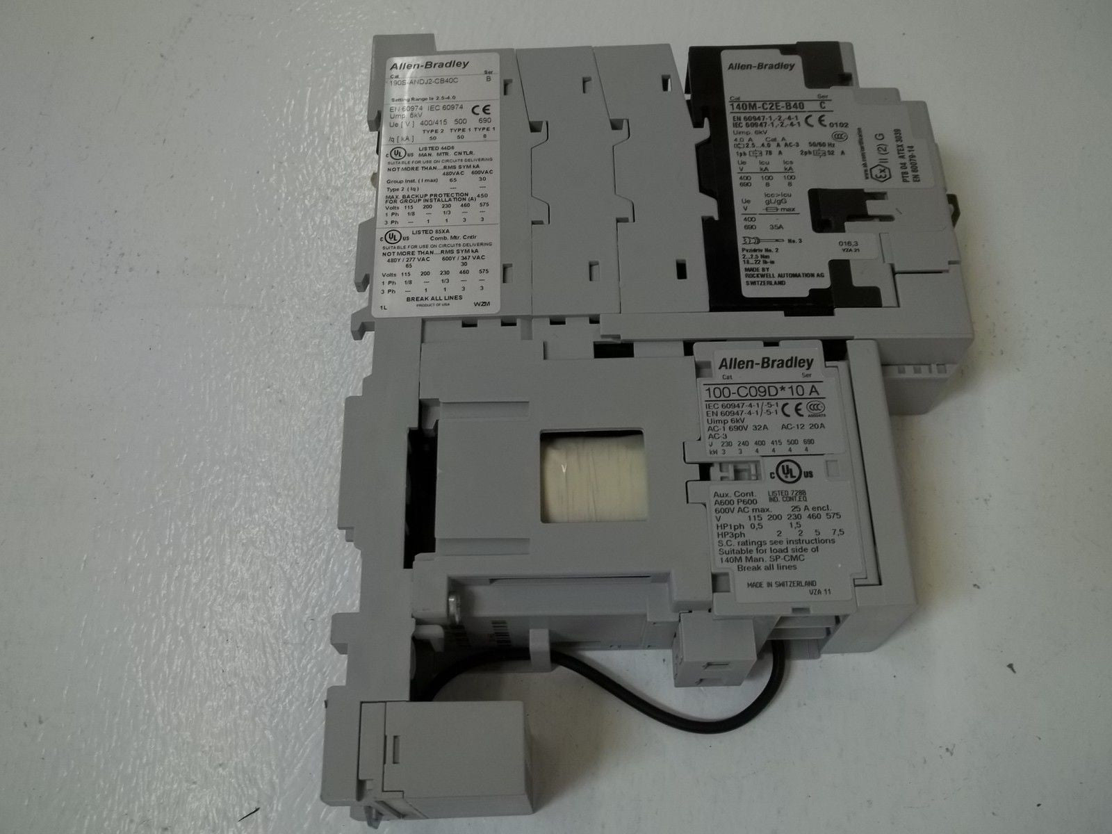 ALLEN BRADLEY 190S-ANDJ2-CB40C SER.B *NEW NO BOX*