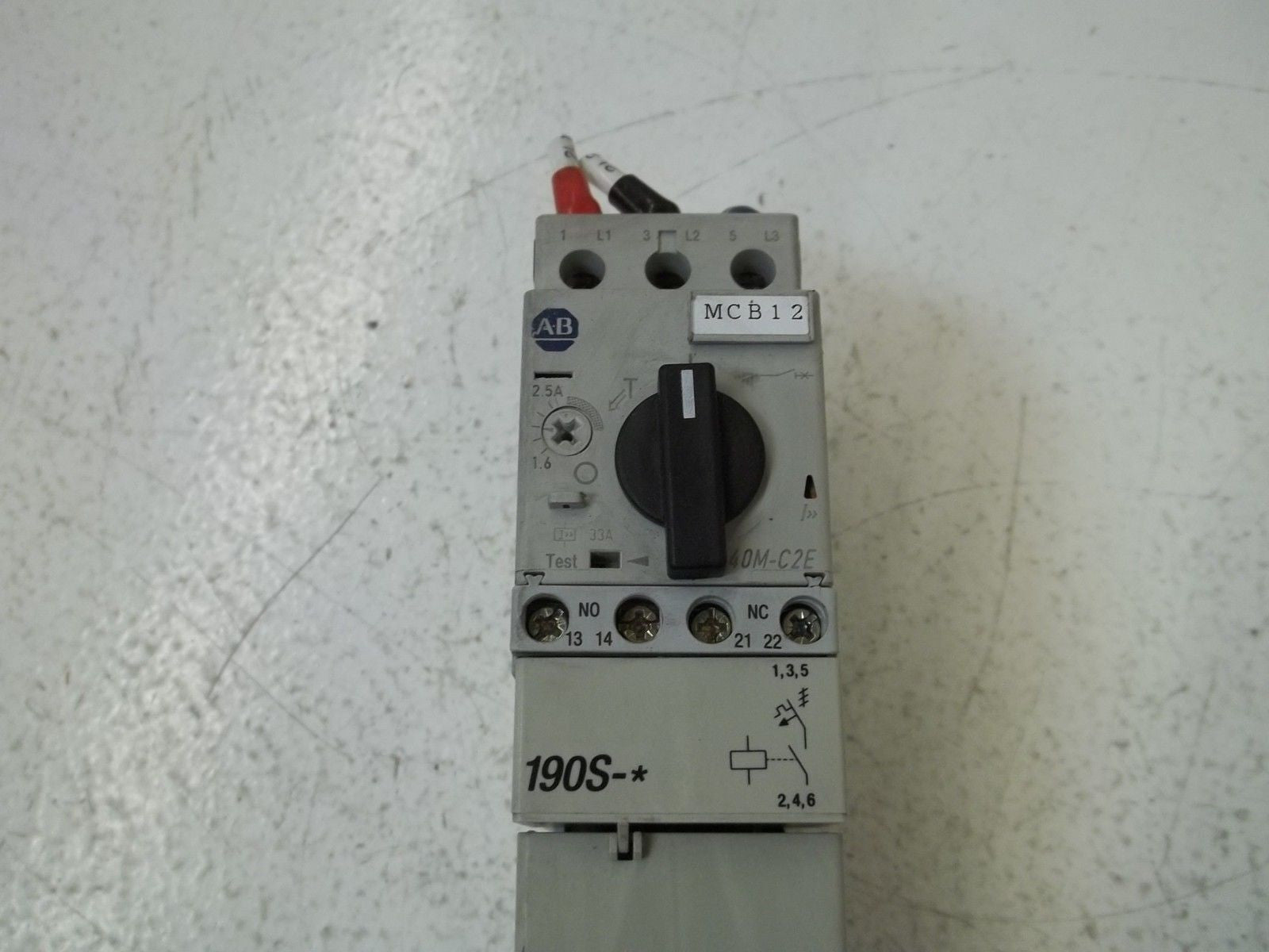 ALLEN BRADLEY 190S-AND2-CB10C SER.A *USED*