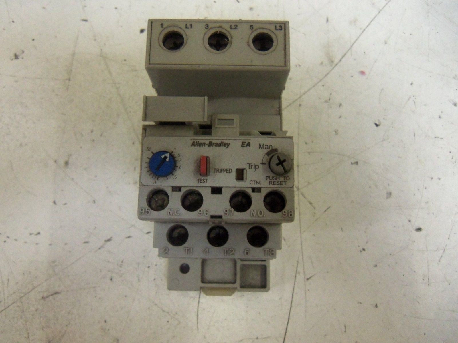 ALLEN BRADLEY 193-EA1CB SER. B w/ 193-EPM1 SER. A *USED*