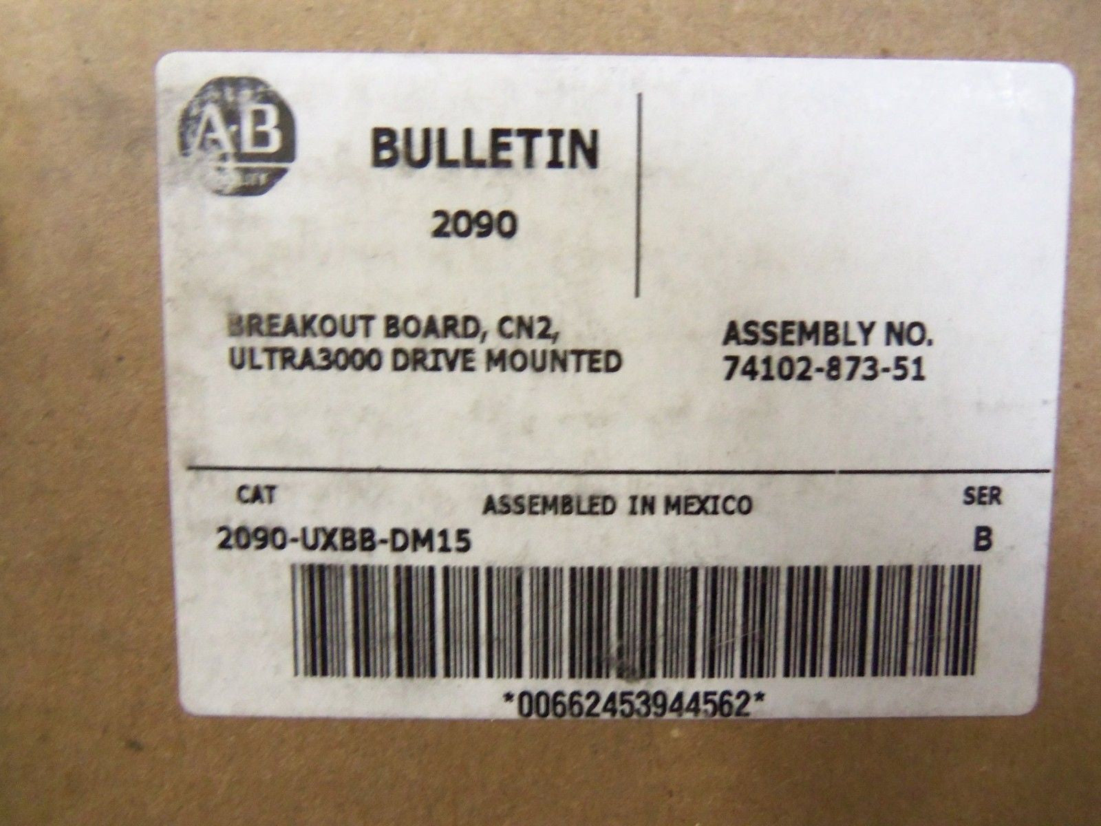ALLEN BRADLEY 2090-UXBB-DMAS SERIES B *NEW IN BOX*