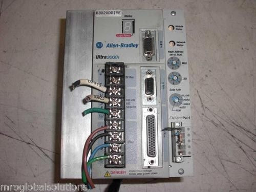 ALLEN BRADLEY ULTRA 3000i 2098-DSD-020X-DN SER. C F/W 1.52 SERVO DRIVE *USED*