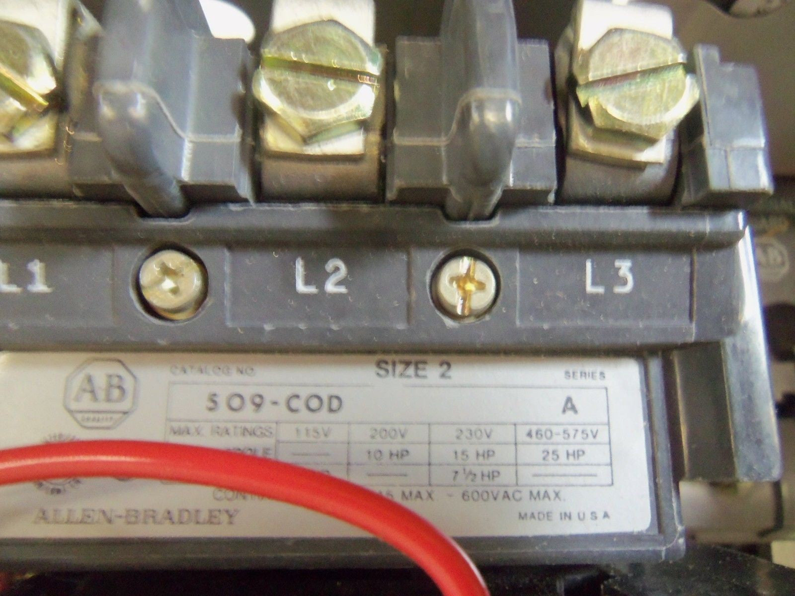 ALLEN BRADLEY 2112B-CDB-3-6P-17-26-107-901 SER. M MOTOR CONTROL *NEW NO BOX*
