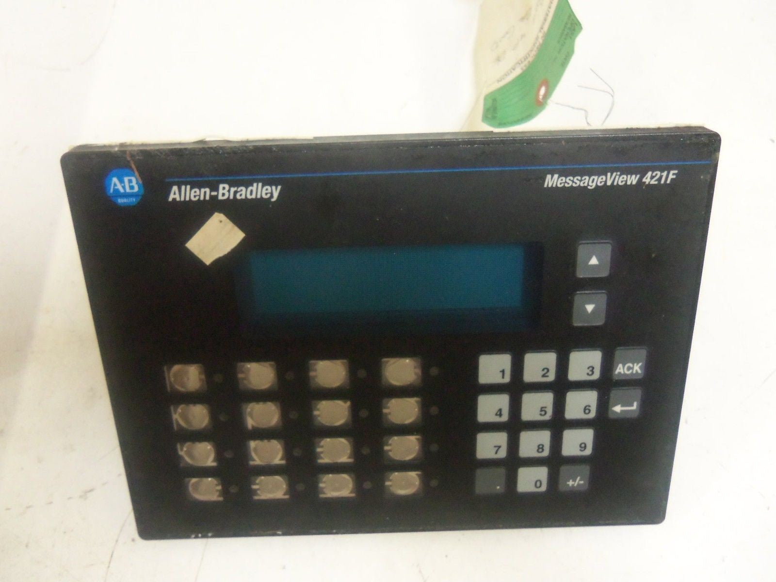 ALLEN BRADLEY MASSAGEVIEW 421F 2706-M1F1 SER. A DISPLAY (AS PICUTRED) *USED*