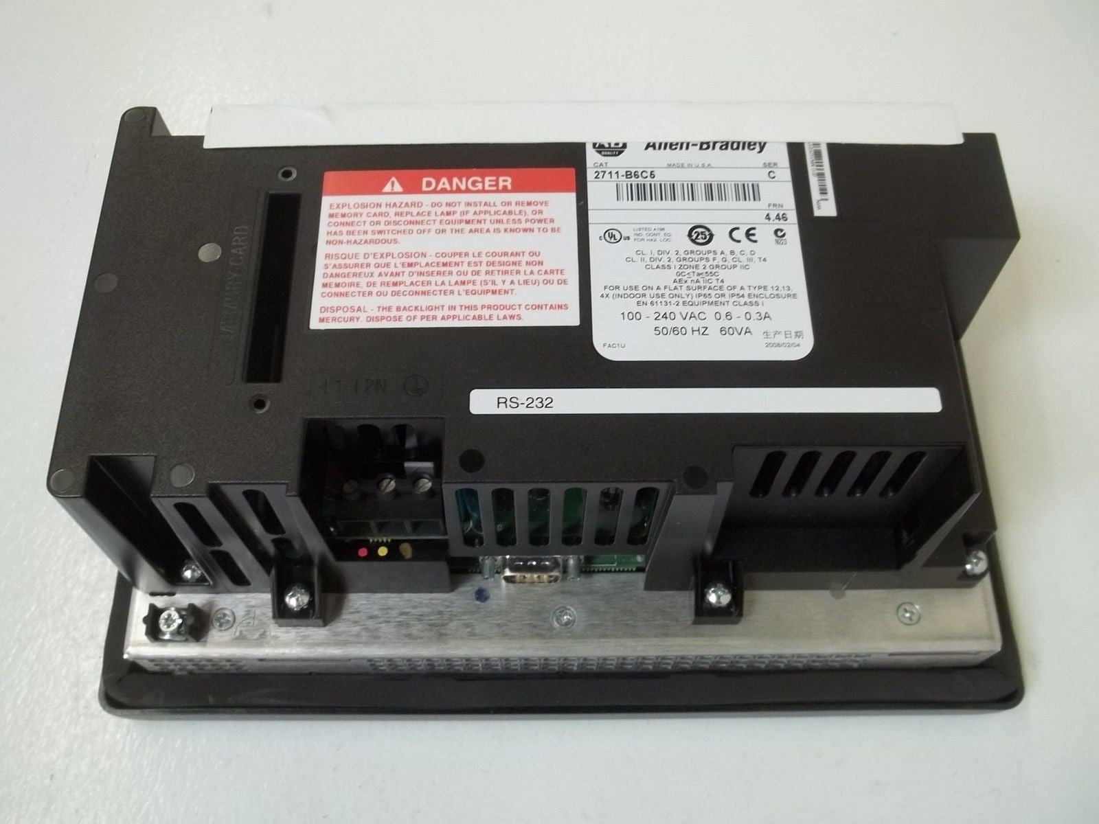 ALLEN BRADLEY PANELVIEW 600 2711-B6C5 SER.C FRN 4.46 *NEW IN BOX*