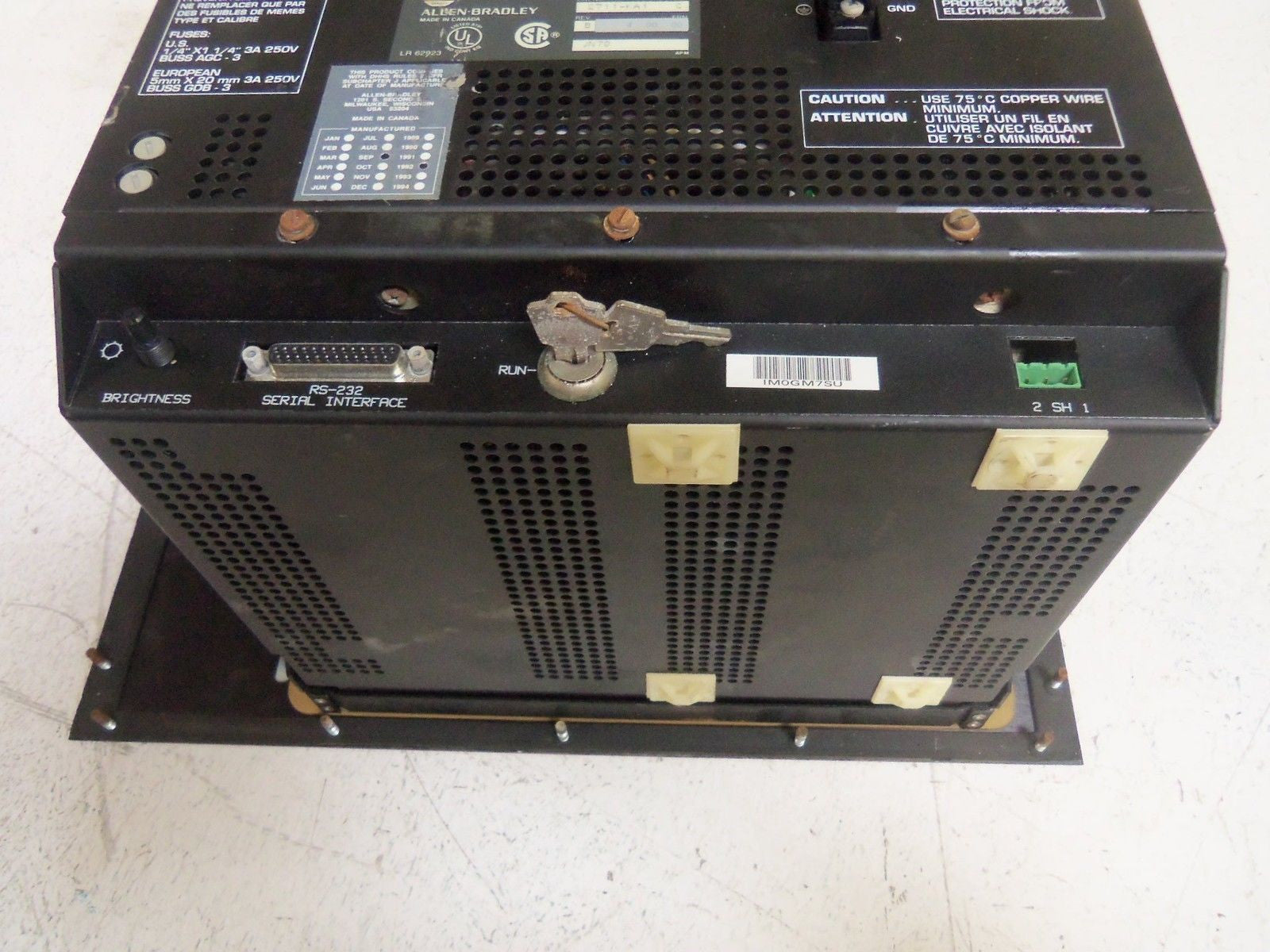 ALLEN BRADLEY 2711-KA1 SER. C FRN 4.00 *USED*