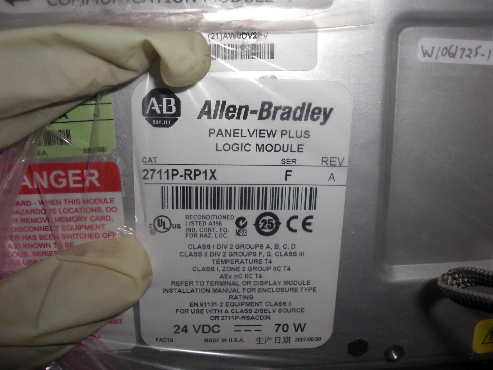 ALLEN BRADLEY 2711-PT10C4D1 SERIES A PANEL VIEW *REMANUFACTURED*