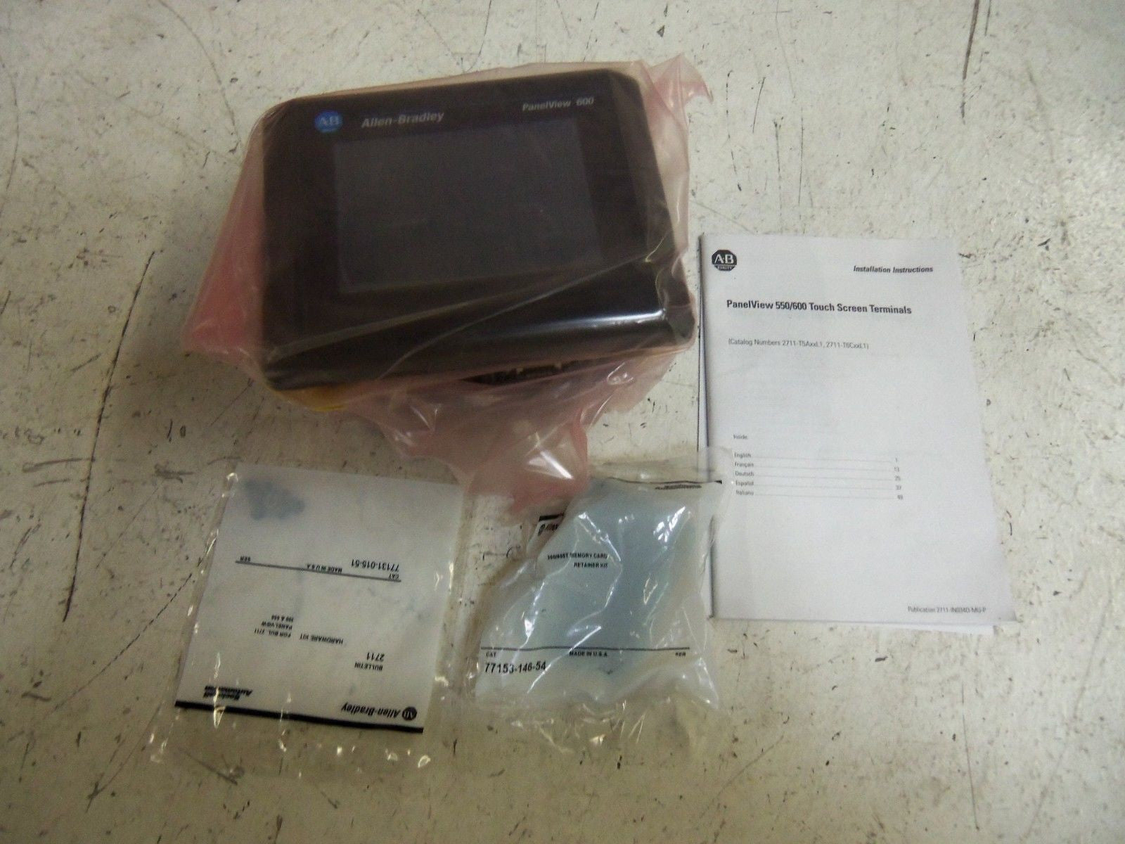 ALLEN BRADLEY 2711-T6C2L1 SER B REV D FRN 4.43 OPERATOR INTERFACE *NEW IN BOX*