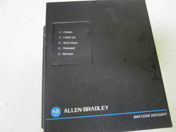 ALLEN BRADLEY 2755-DH1 SER.B REV.A BAR CODE DECODER 100-240VAC  *USED*