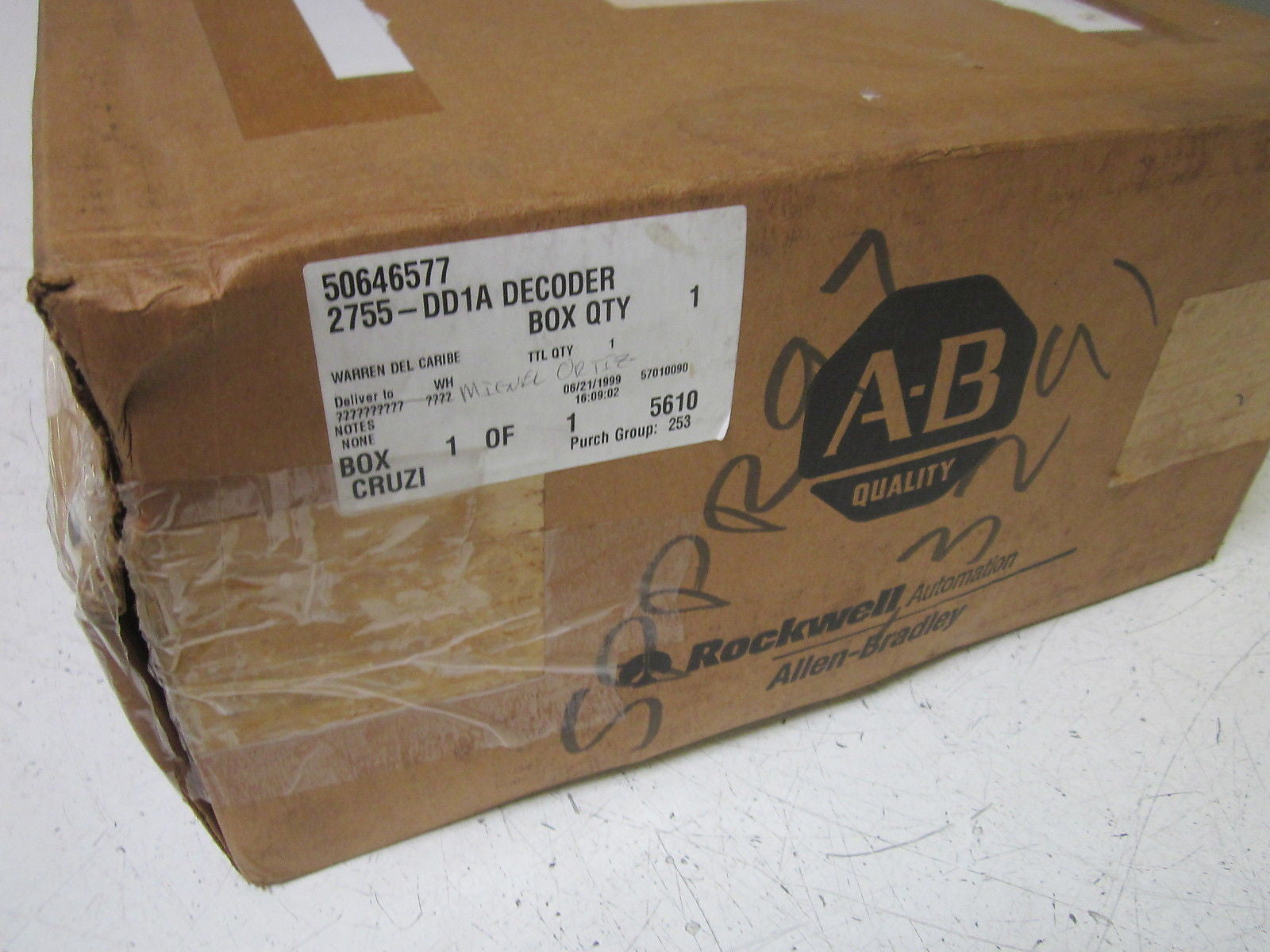 ALLEN BRADLEY 2755-DD1A SERIES A DUAL DECODER *NEW IN BOX*