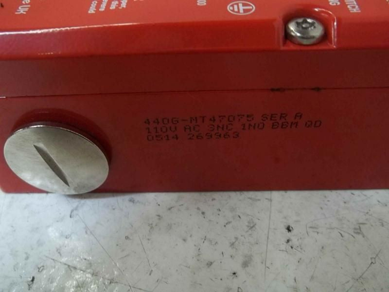 ALLEN BRADLEY 440G-MT47075 SER.A *USED*