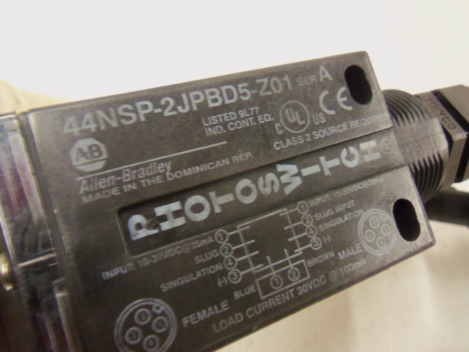 ALLEN BRADLEY 44NSP-2JPBD5-Z01 SERIES A *USED*