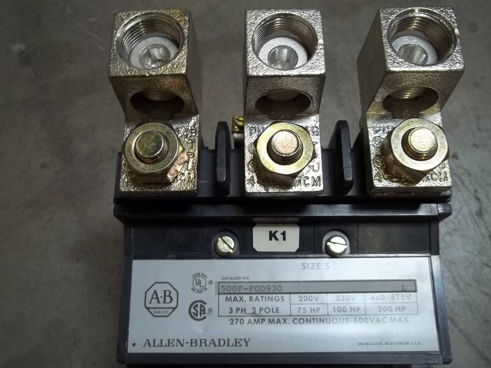 Allen Bradley 500FFOD930 (AS PICTURED) **GENUINE** 500F FOD 930