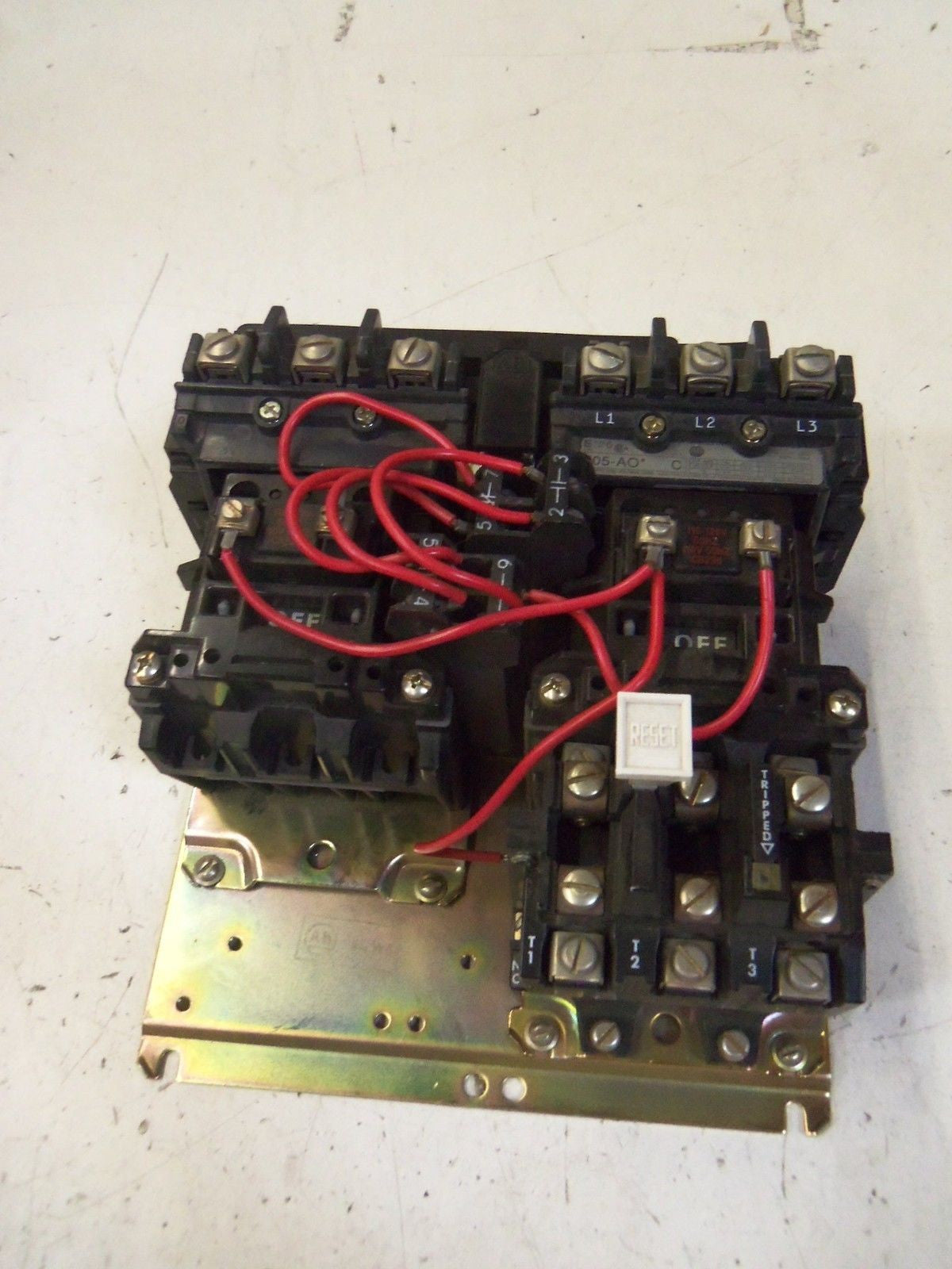 ALLEN BRADLEY SIZE 0 505-AO* SER. C REVERSING STARTER 115-120V *NEW NO BOX*