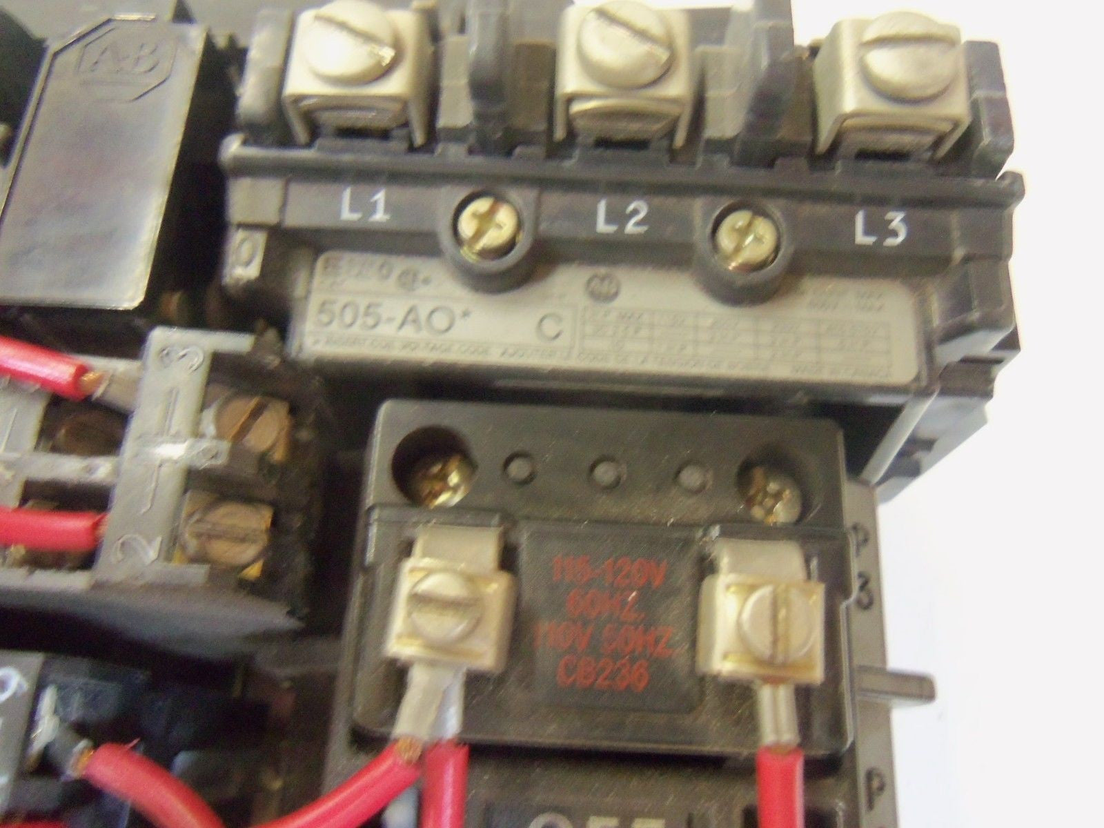 ALLEN BRADLEY SIZE 0 505-AO* SER. C REVERSING STARTER 115-120V *NEW NO BOX*