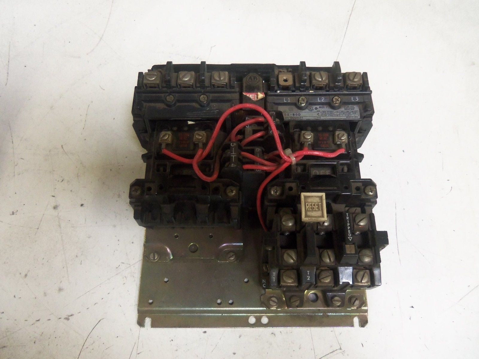 ALLEN BRADLEY SIZE 1 505-BOD SER. C REVERSING STARTER 115-120V *NEW NO BOX*