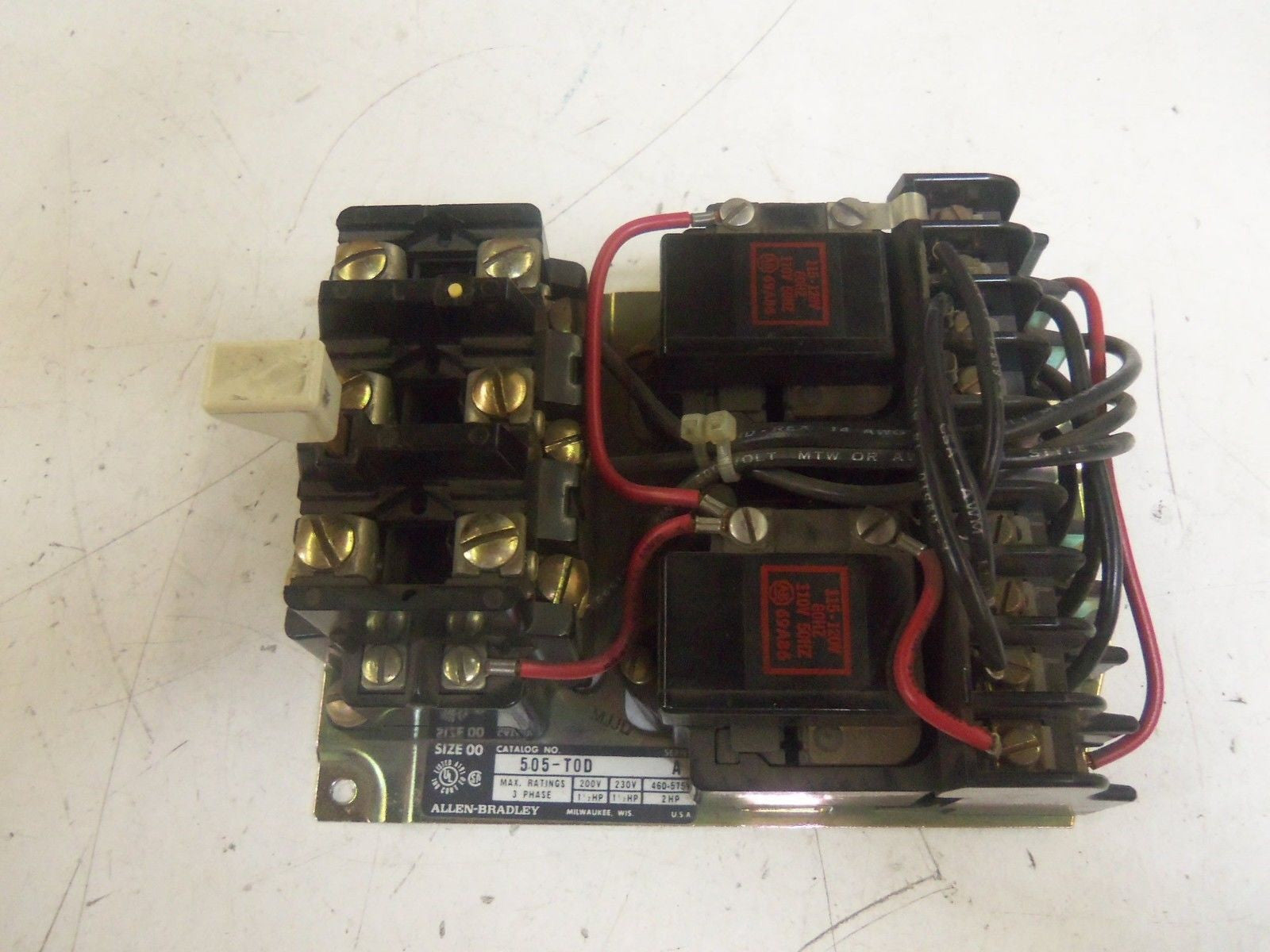 ALLEN BRADLEY 505-TOD SER. A REVERSING STARTER 115-120V *NEW NO BOX*