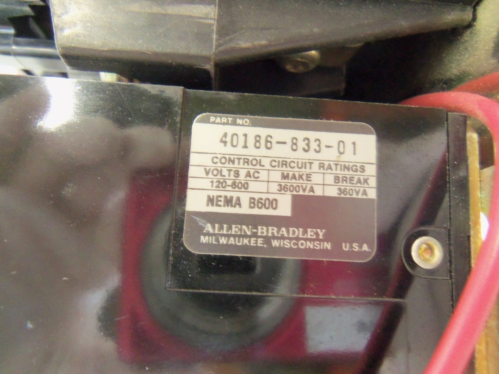 ALLEN BRADLEY 509-COD-7C SER. A STARTER 115-120V *USED*