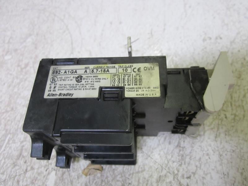 ALLEN BRADLEY 592-A1GA SER.A SOLID STATE RELAY *USED*