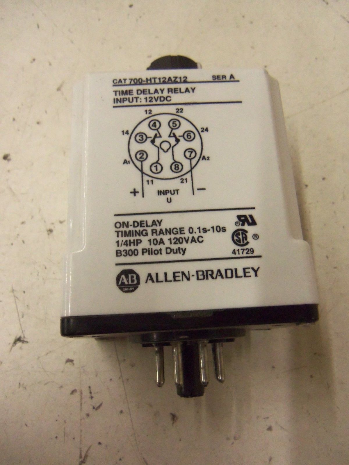 ALLEN BRADLEY 700-HT12AZ12 SERIES A *USED*