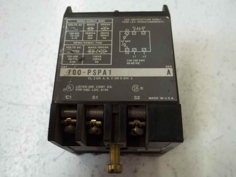 ALLEN BRADLEY 700-PSPA1 SER.A *USED*