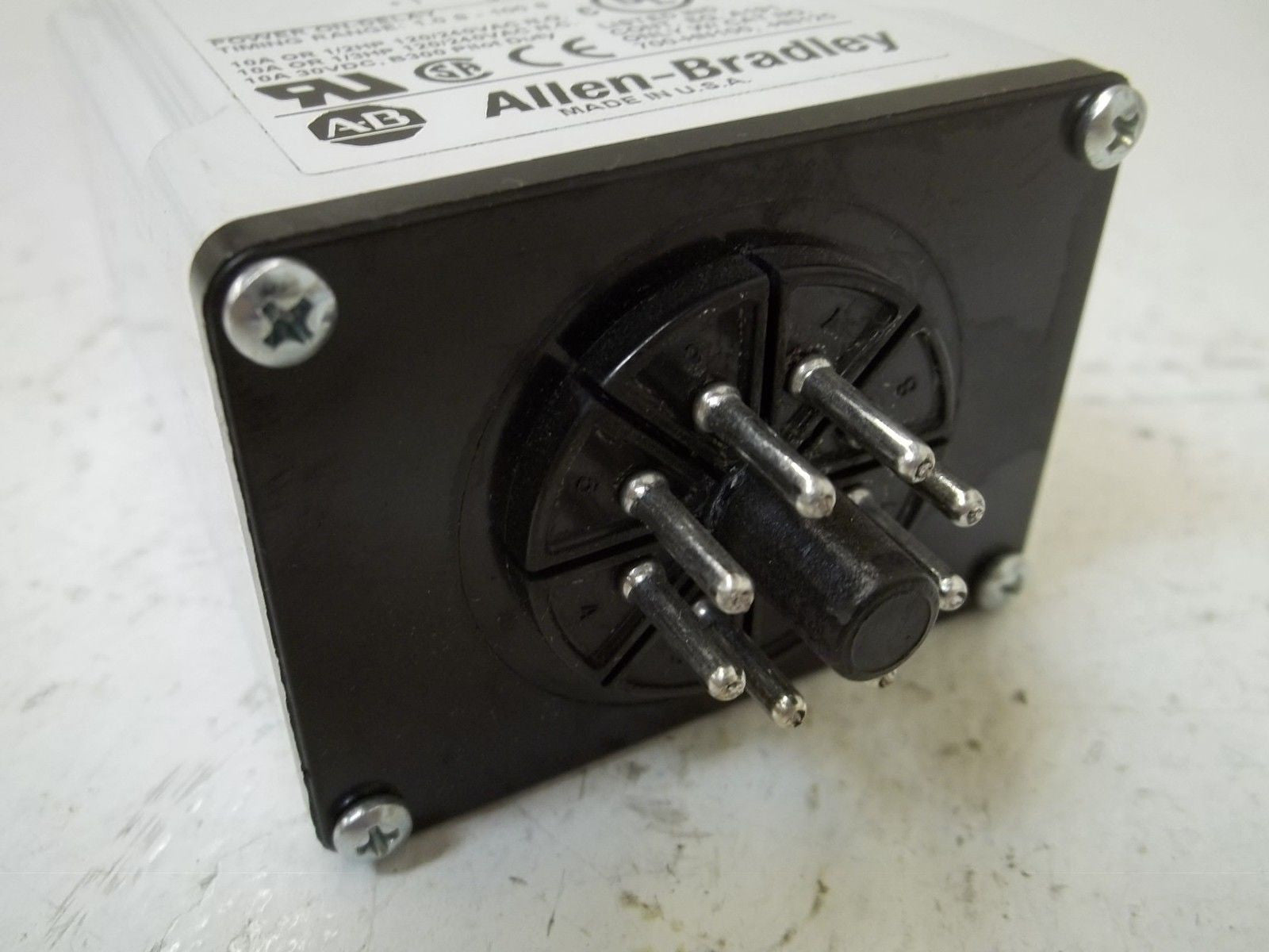 ALLEN BRADLEY 700-HT12BU12 SER. B TIME DELAY RELAY 1.0-100 SEC. *NEW NO BOX*