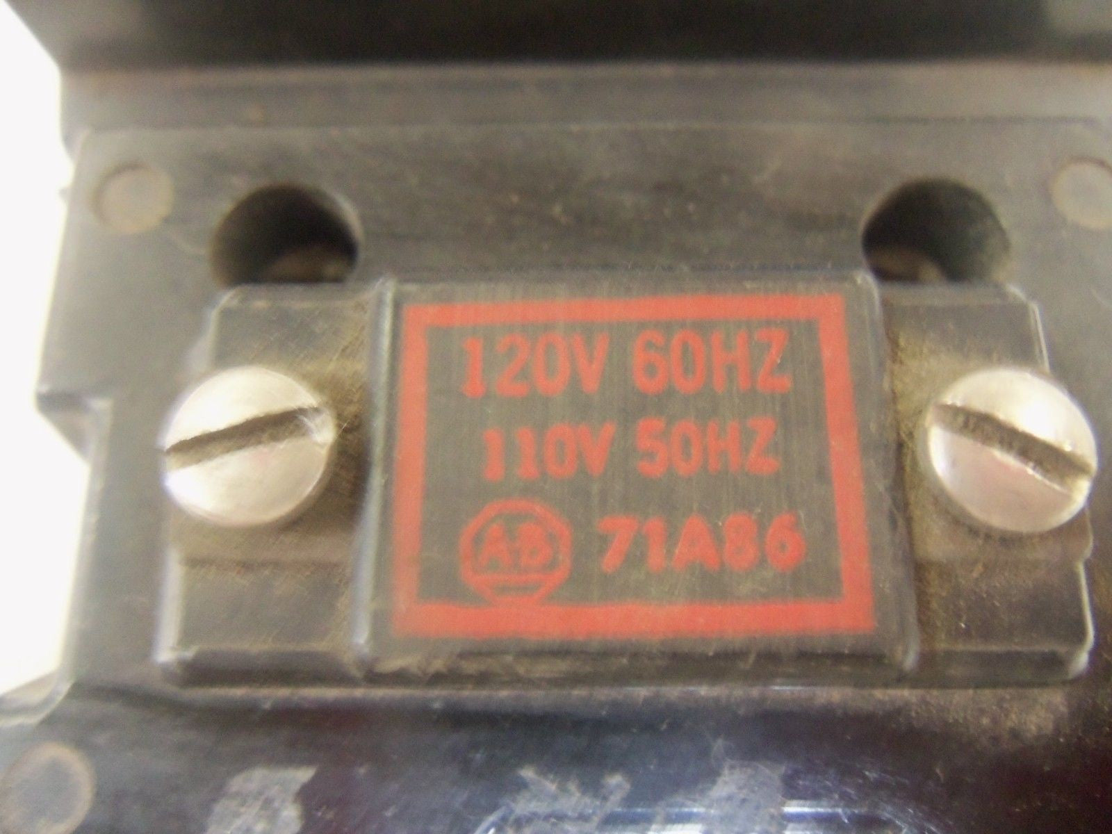ALLEN BRADLEY 702-BOD93 SER. K CONTACTOR 120V *USED*