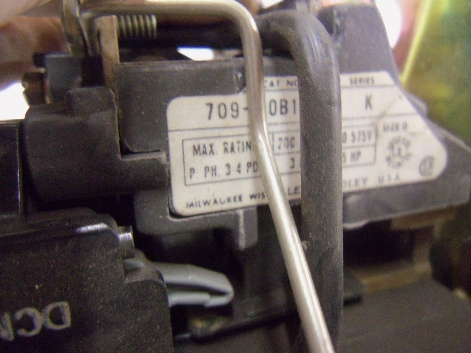 ALLEN BRADLEY 709-AOB103 SERIES K *USED*